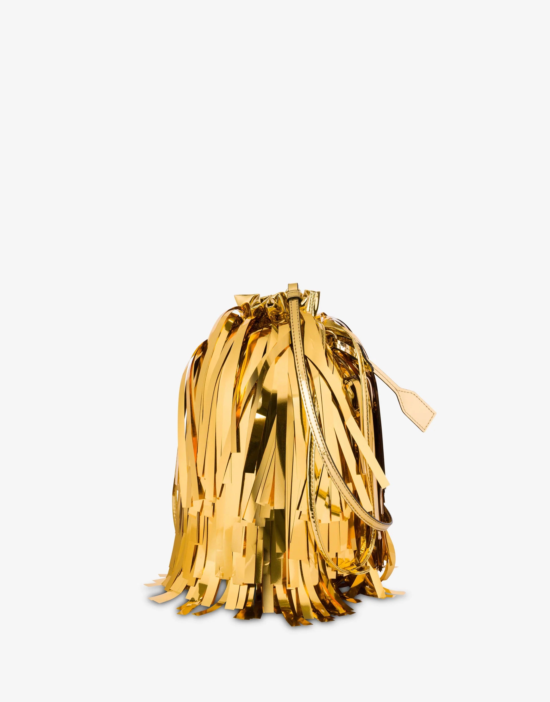 Mirror effect bucket bag