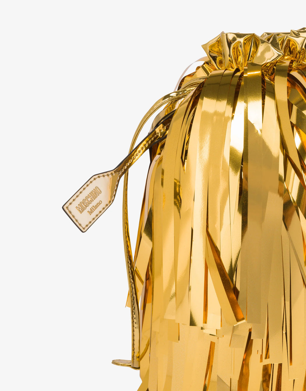 Mirror effect bucket bag