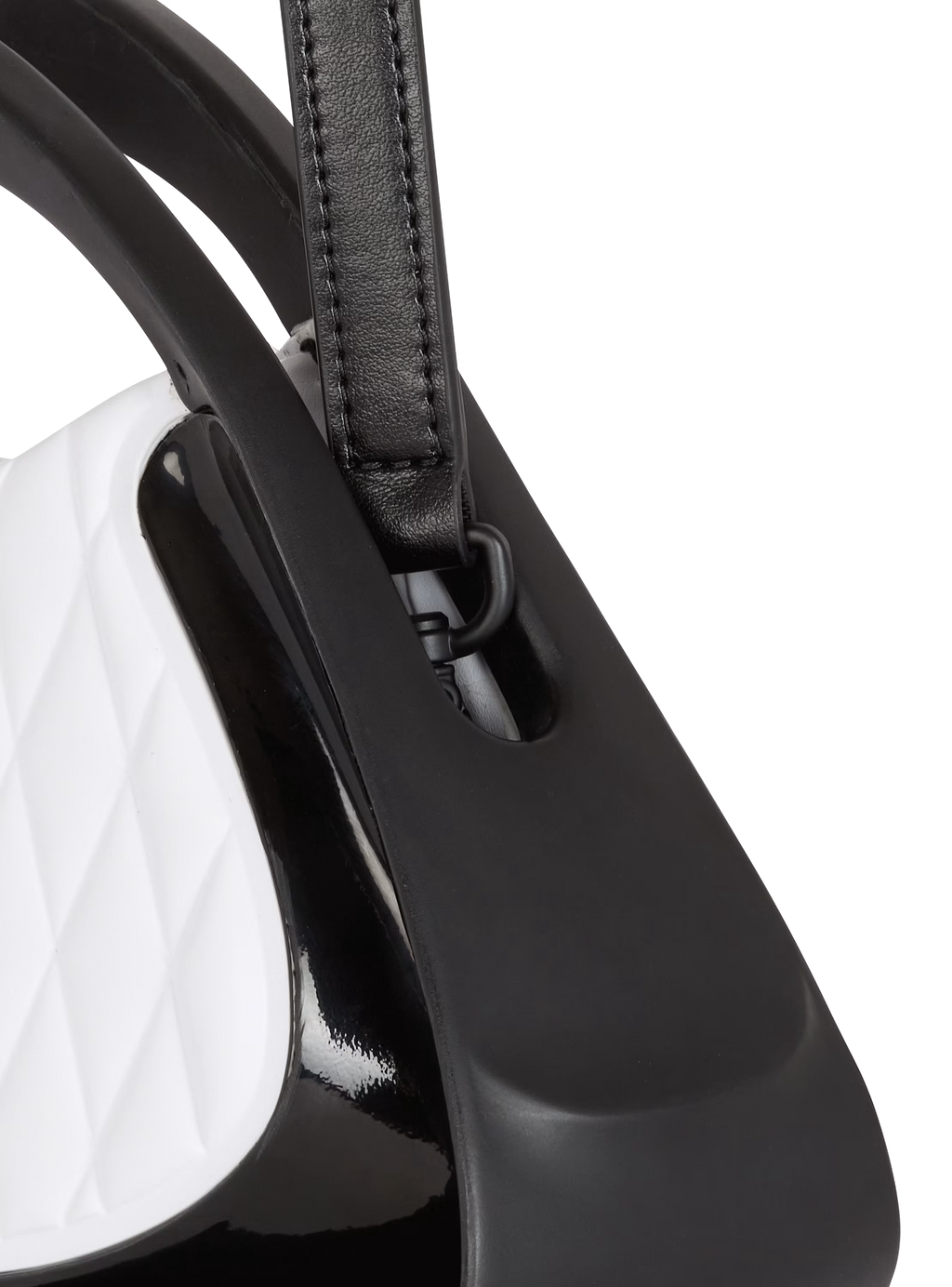 Two-tone quilted small Jolie Madame bag