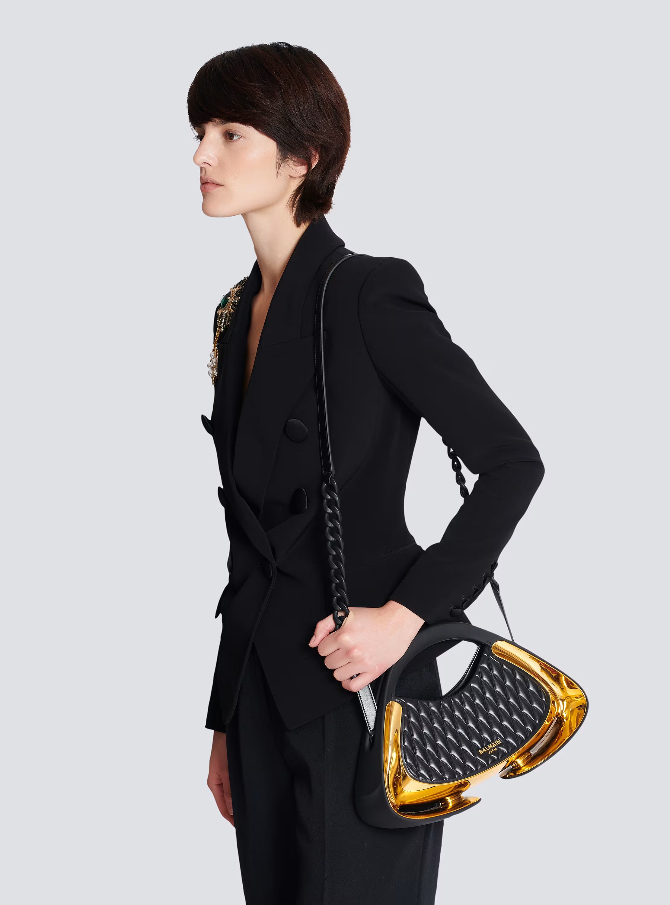 Quilted medium Jolie Madame bag