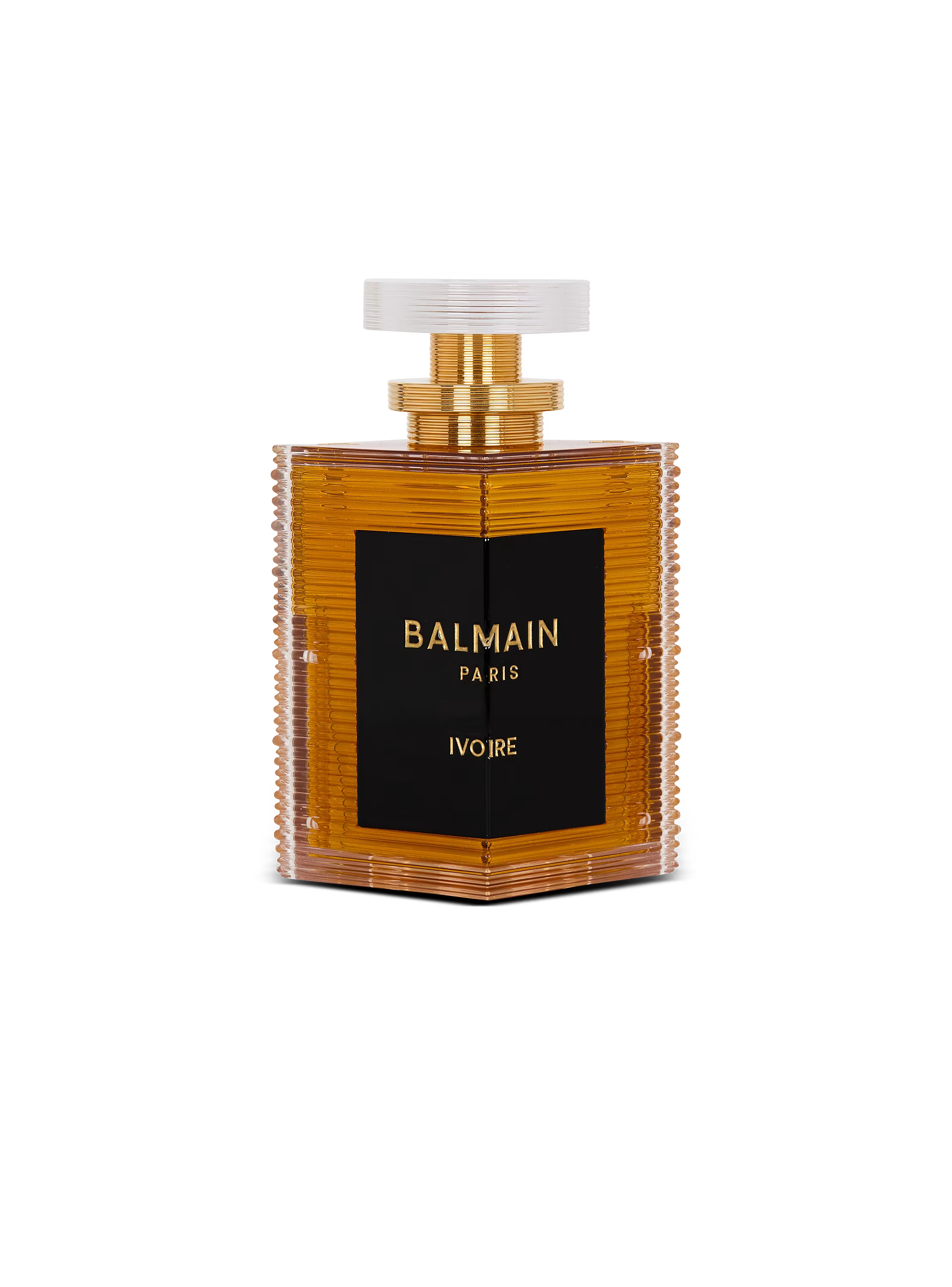 Perfume minaudière in resin and brass