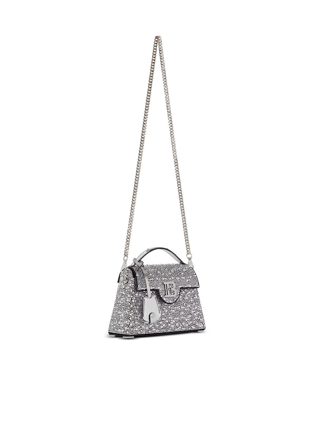 B-Buzz Dynasty bag in suede and rhinestones