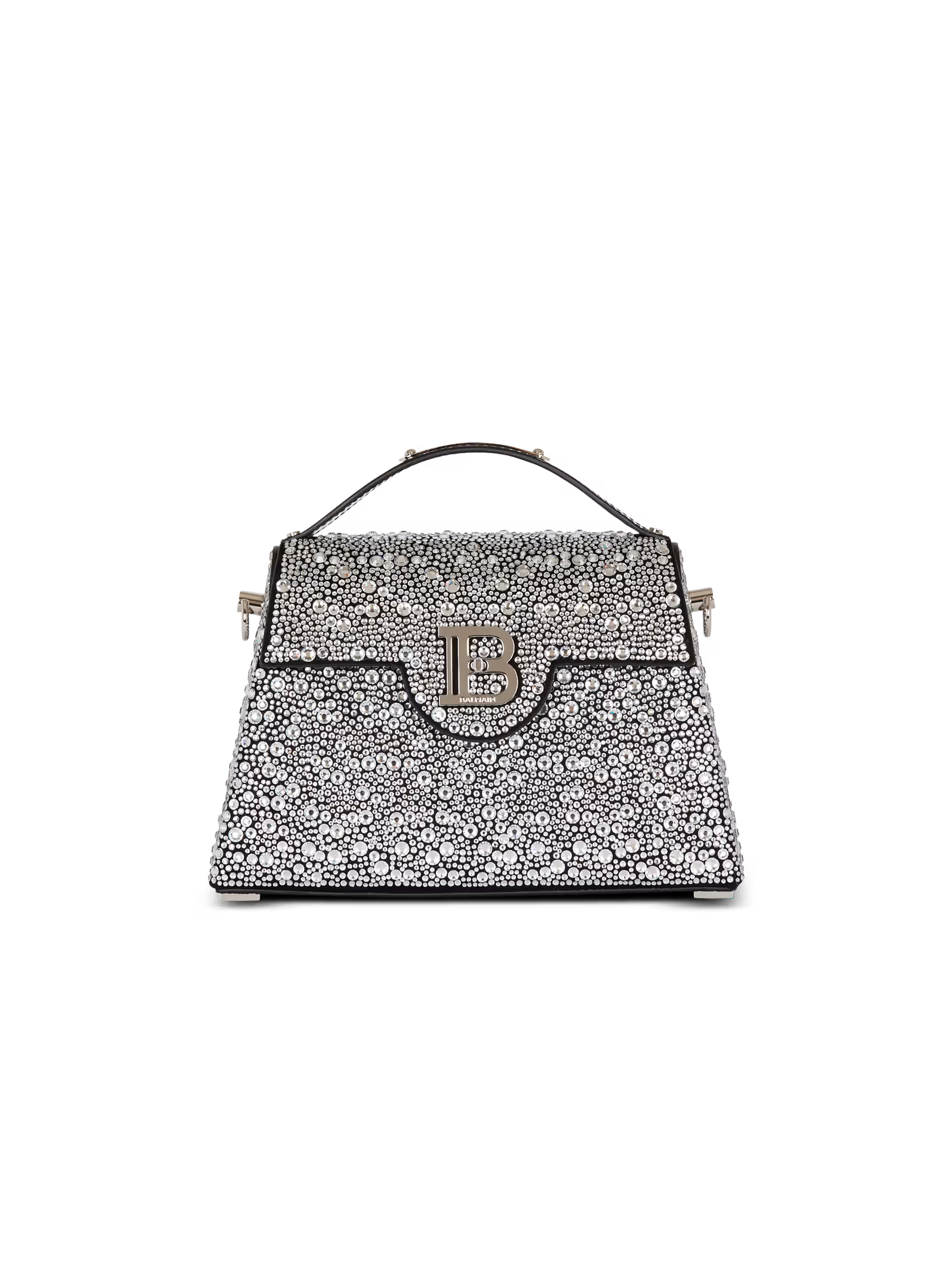 B-Buzz Dynasty bag in suede and rhinestones