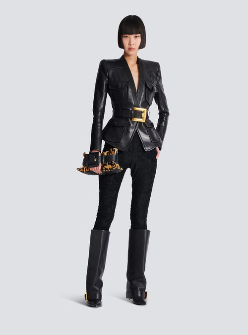 Anthem Mini ponyskin-style leopard print bag