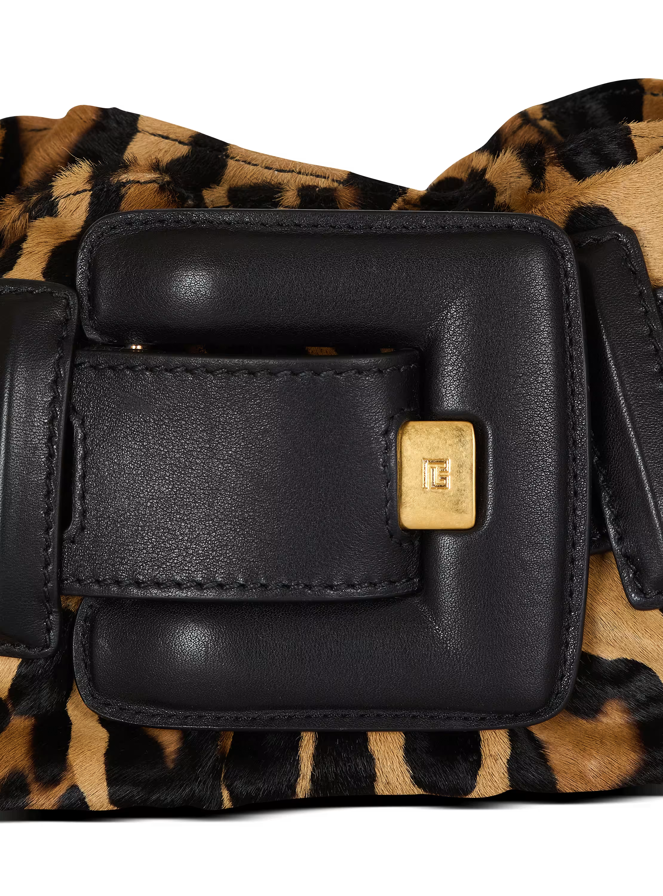 Anthem Mini ponyskin-style leopard print bag