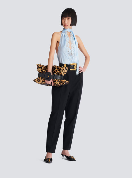 Anthem Medium ponyskin-style leopard print bag