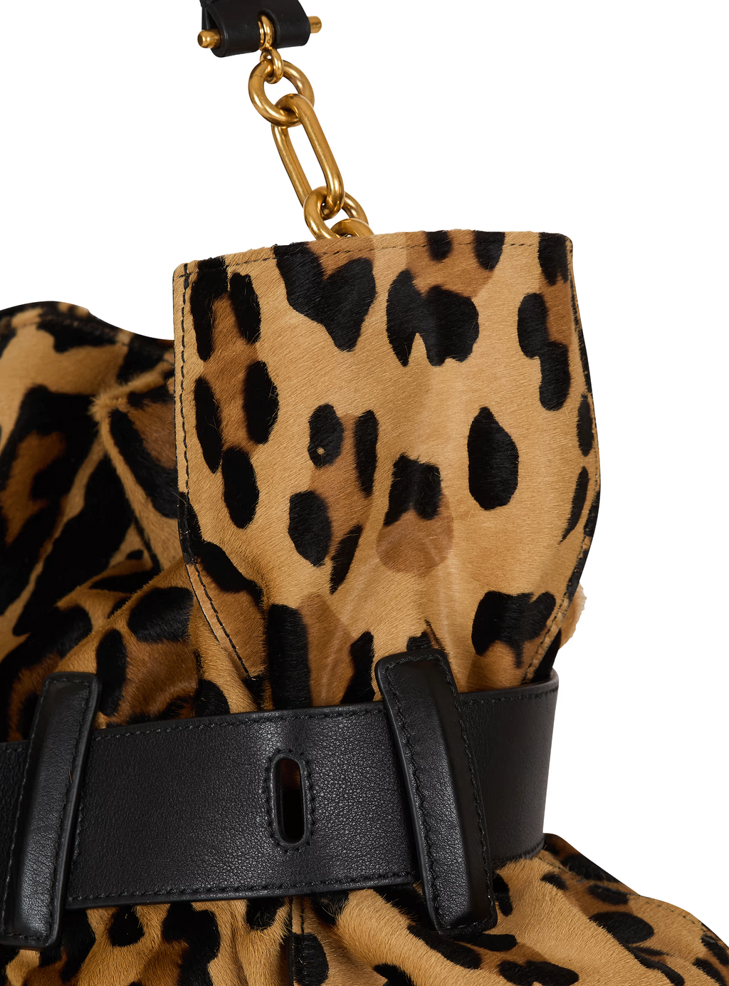 Anthem Medium ponyskin-style leopard print bag