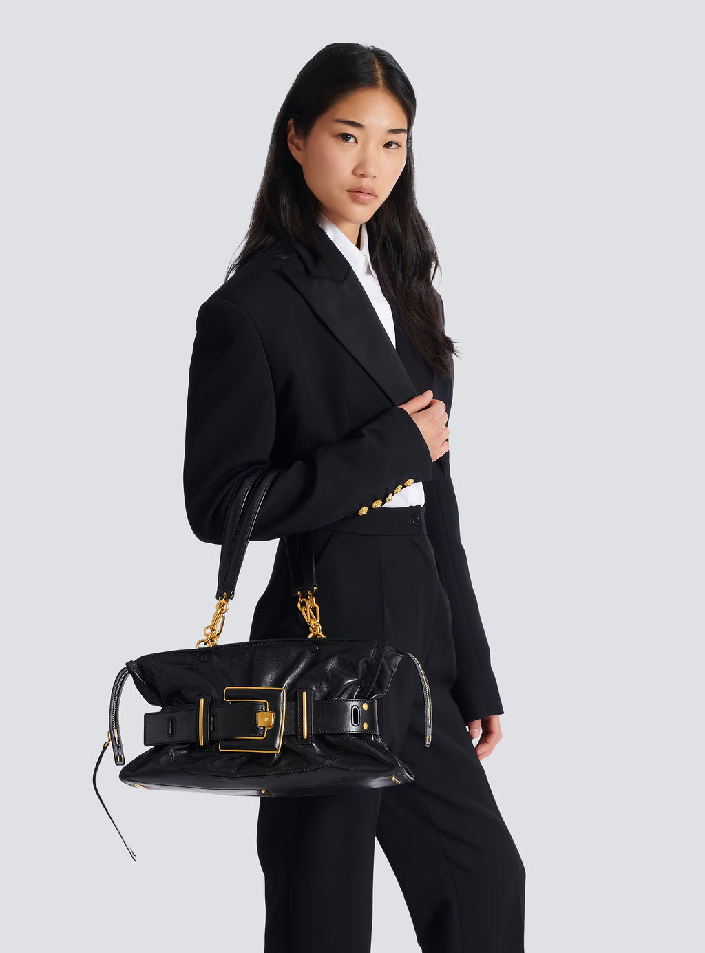 Calfskin leather Anthem bag