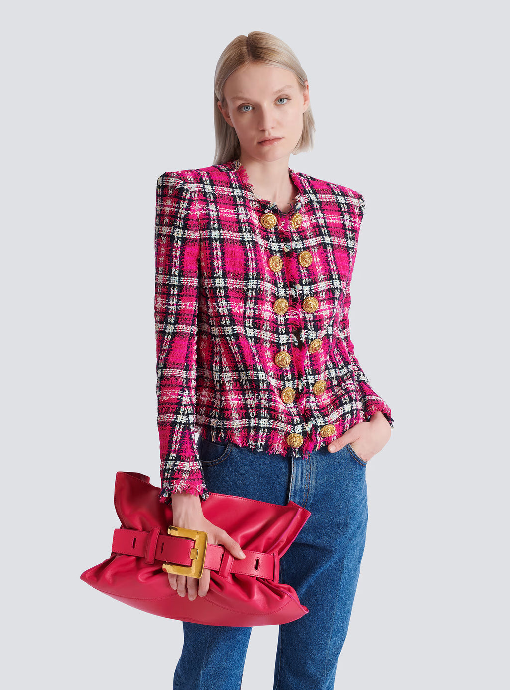 Medium Anthem bag in calfskin leather