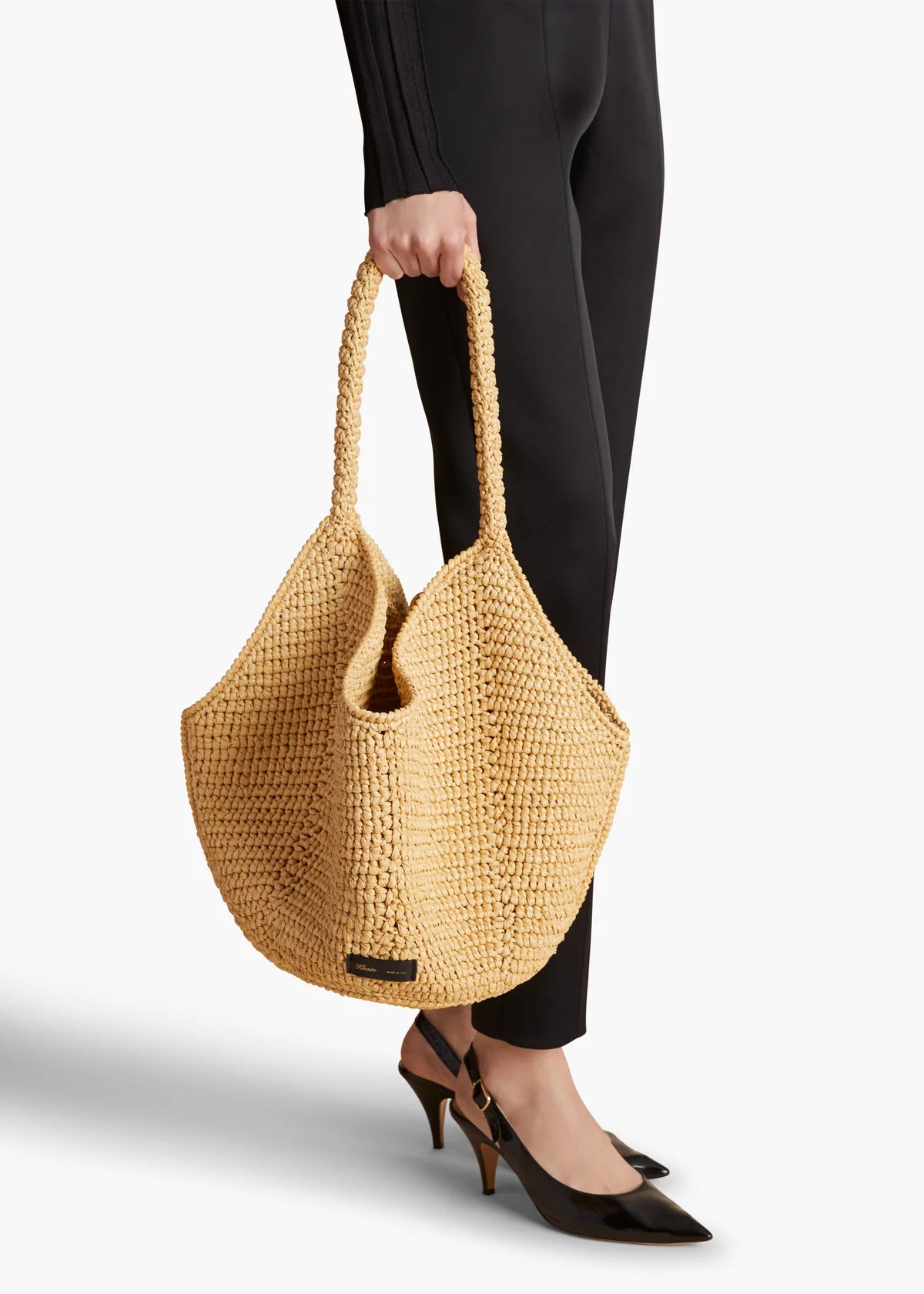 Medium Lotus Tote Rafia